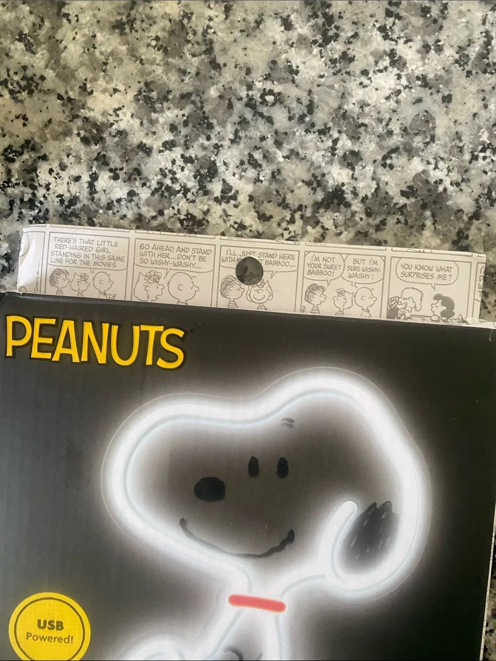 NWBOX Peanuts Snoopy Light-Up Wall Décor